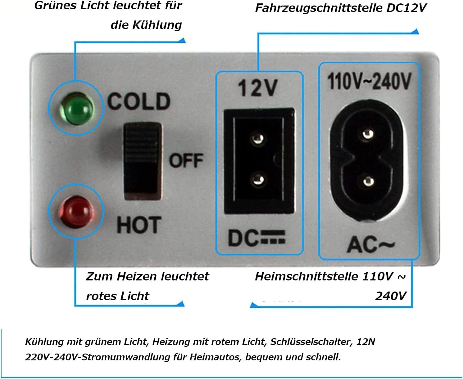 10L Mini Frigo Frigorifero Da Tavolo Con Funzione Di Raffreddamento & Riscaldamento Piccolo Congelatore-5 °C-65 °C Scatola Refrigerante Per La Cura Della Pelle E Cosmetici 12V/220V Per Auto E Casa