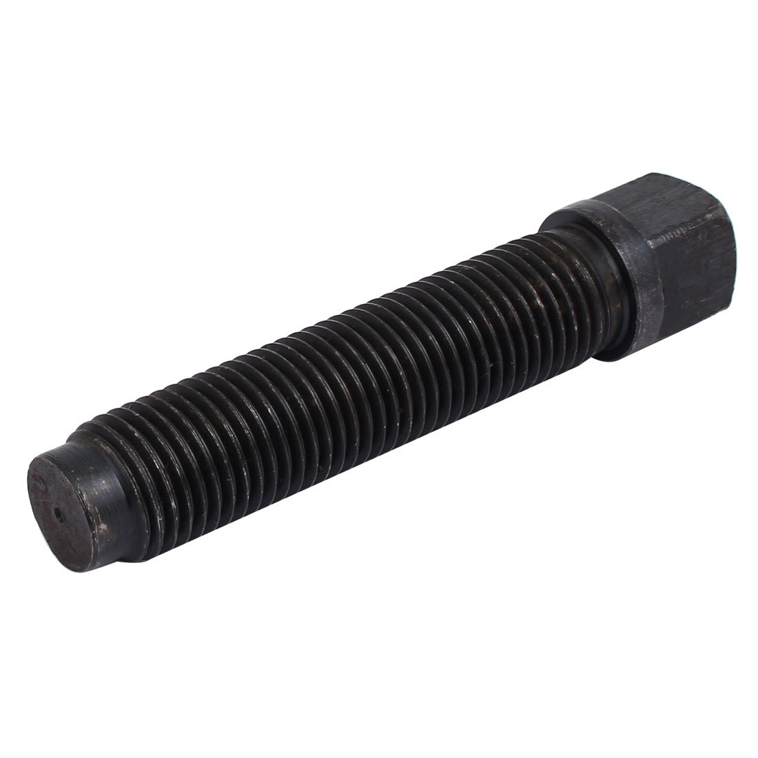 Aexit M27x120mm Carbon Screws & Bolts Steel Square Head Dog Point Machine Screw Bolt Square Head Bolts Fastener Black