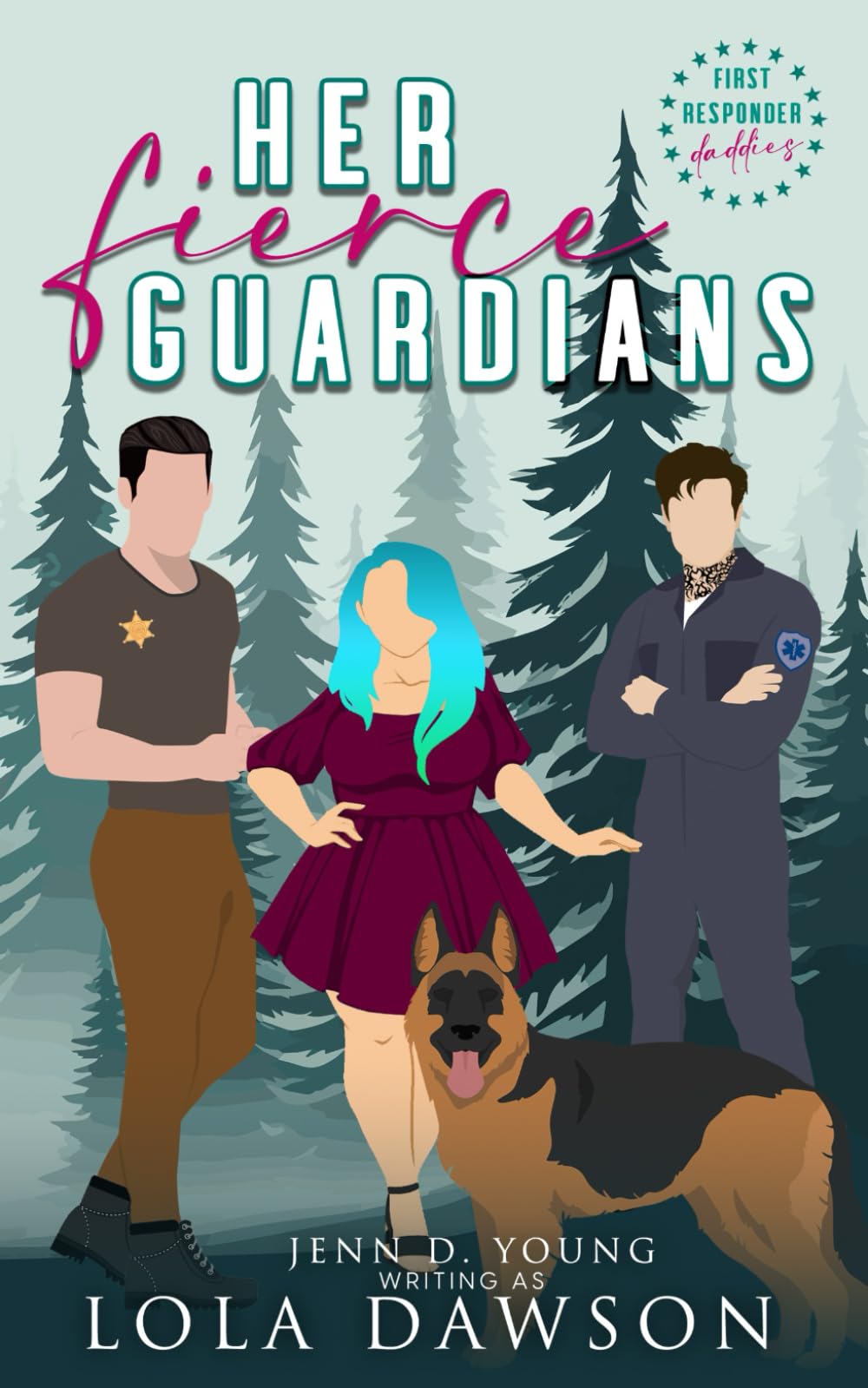 Her Fierce Guardians: An MFM Romance (First Responder Daddies)