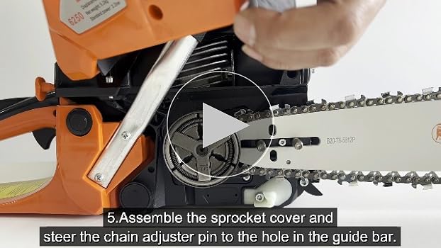 ◆h◆ 20-Inch 62cc Gas Powered Chainsaw Gasoline Powered Chain