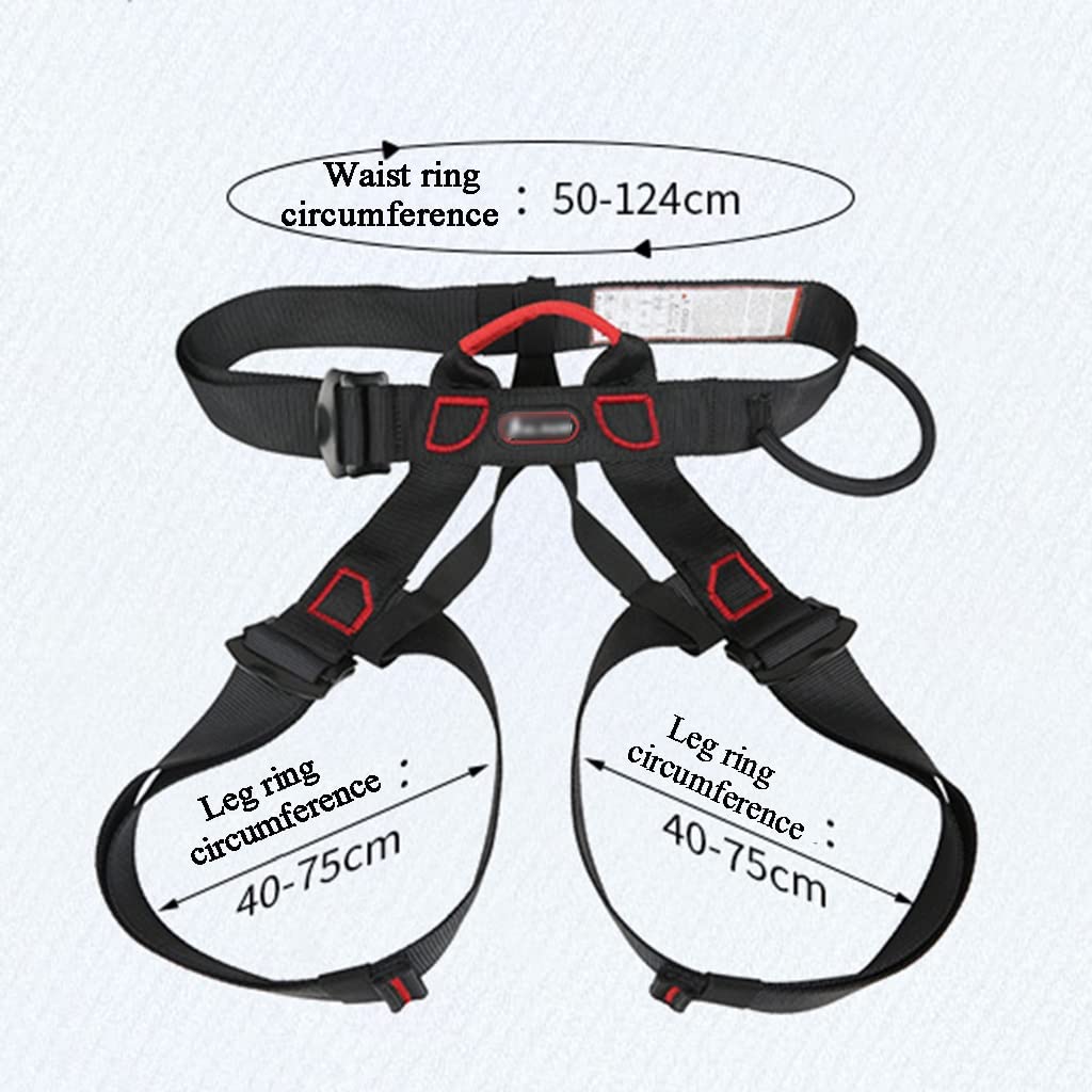 SwaYve Cintura Di Sicurezza per Metà Corpo, Imbracatura Di Sicurezza Anticaduta, Cintura Di Sicurezza per Protezione da Arrampicata per Arrampicata, Alpinismo, Soccorso Antincendio, Discesa in Corda D