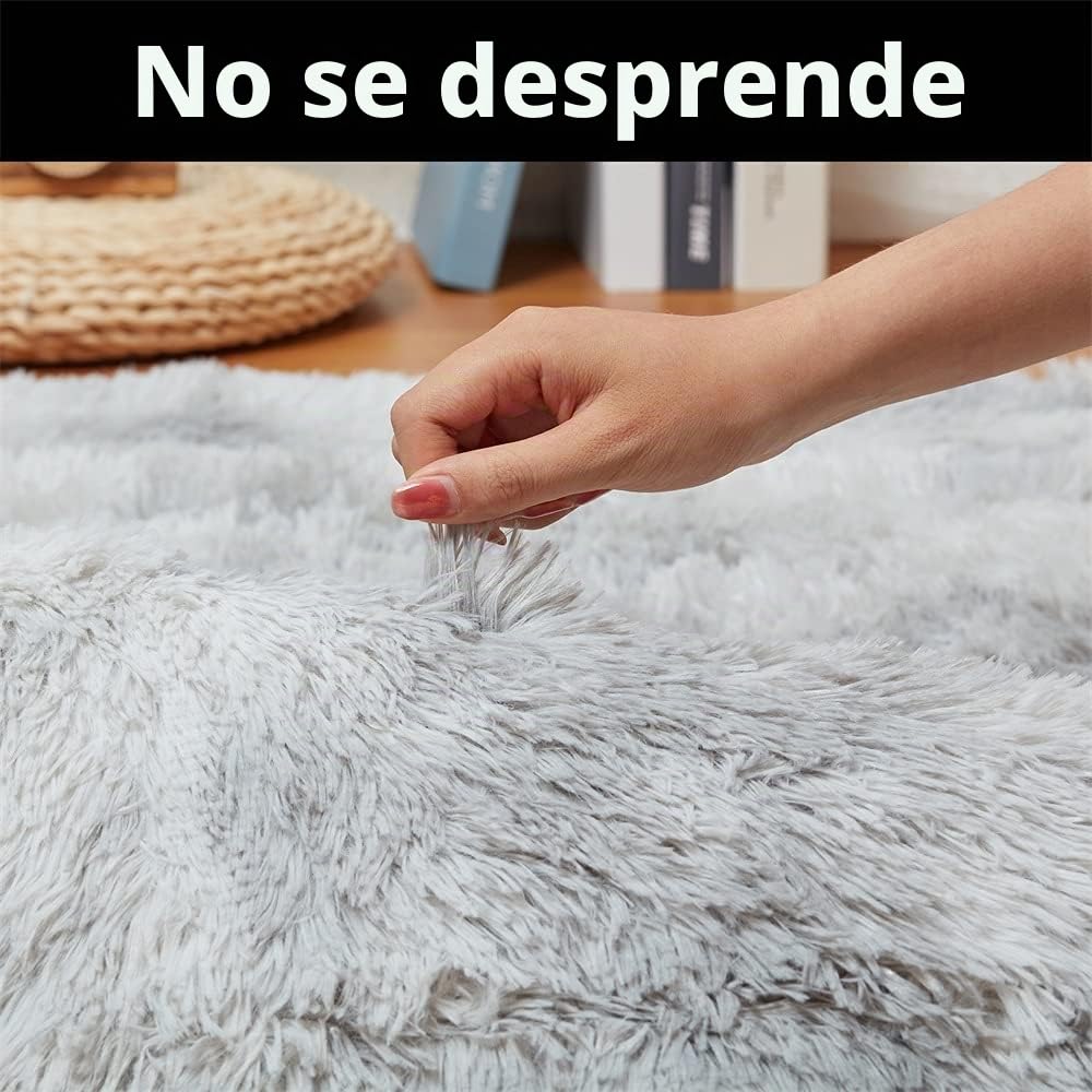 Alfombra De Pelo Largo para Sala De Estar - Alfombras Peludas y Esponjosas Modernas para Sala De Estar, Comedor, Habitación De Niños, Dormitorio Talla