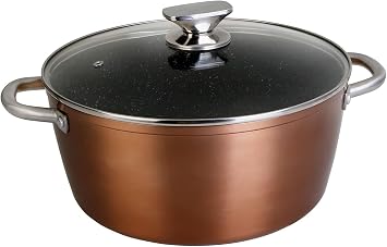 WECOOK Pan High Professional, Forged Aluminium, Gold, 28 x 28 x 25 cm