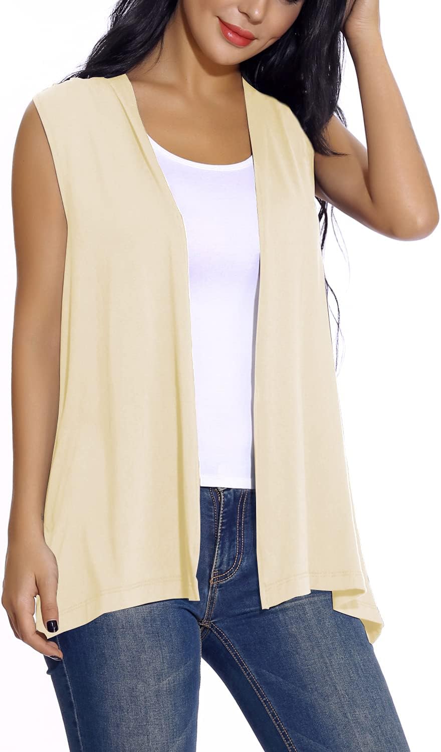 sleeveless cardigan vest