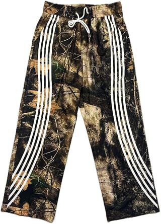 Mens Baggy Camo & Floral Print Sweatpants Athletic Joggers Lightweight Running Workout Streetwear with Pockets