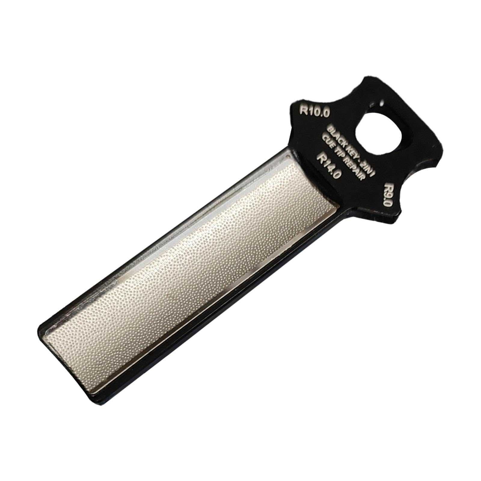 kowaku Pool Cue Shaper Pool Stick Tip Scuffer Lightweight Cue Tip Shaper Trimmer File Burnisher Tip Grinder Billiards Accessories, Black