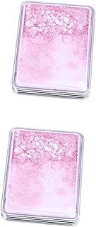 minkissy Espejo de maquillaje cuadrado de mod...