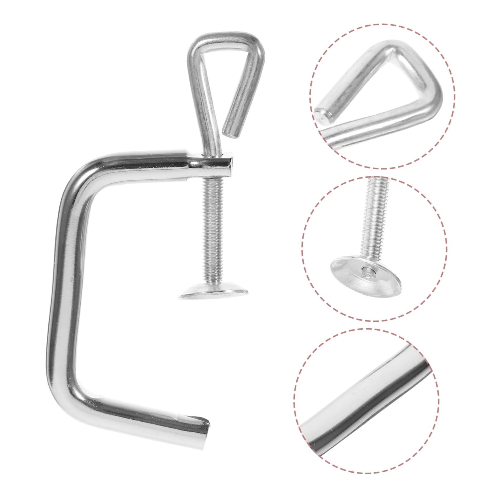 CONGARTENO Pasta Maker Fixing Clip Heavy Duty Clamp Replacement for Manual Noodle Machines Easy Installation Accessory for Kitchen Pasta Making