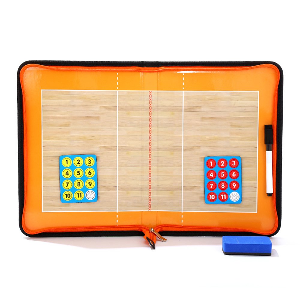 RoseFlower Lavagna da Allenatore di pallavolo lavagne Bianche da pallavolo, tattic Coaches Strategy Board Coach, ausili per l'addestramento, cancellabile a Secco, Magnetico, Lavagna per tattiche#1
