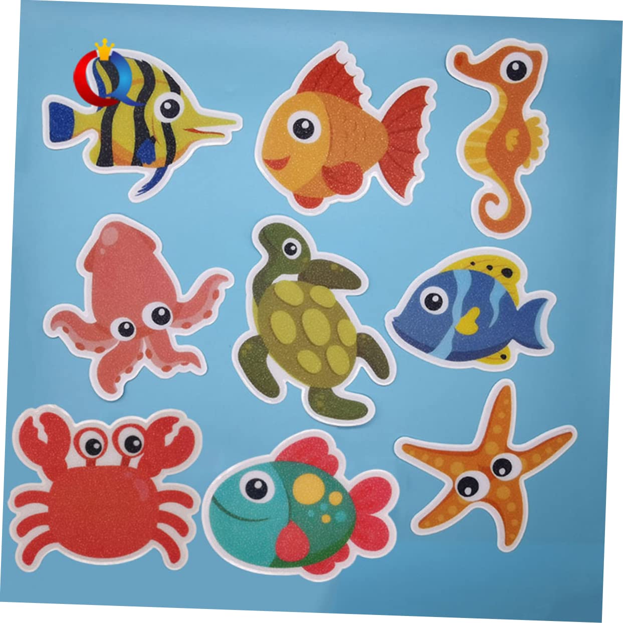 30piezas Pegatinas Antideslizantes De Marinas para Bañera De Adhesivos De Diseño Divertido y Resistente Al Agua para Decoración De Baños y Seguridad El Duchar