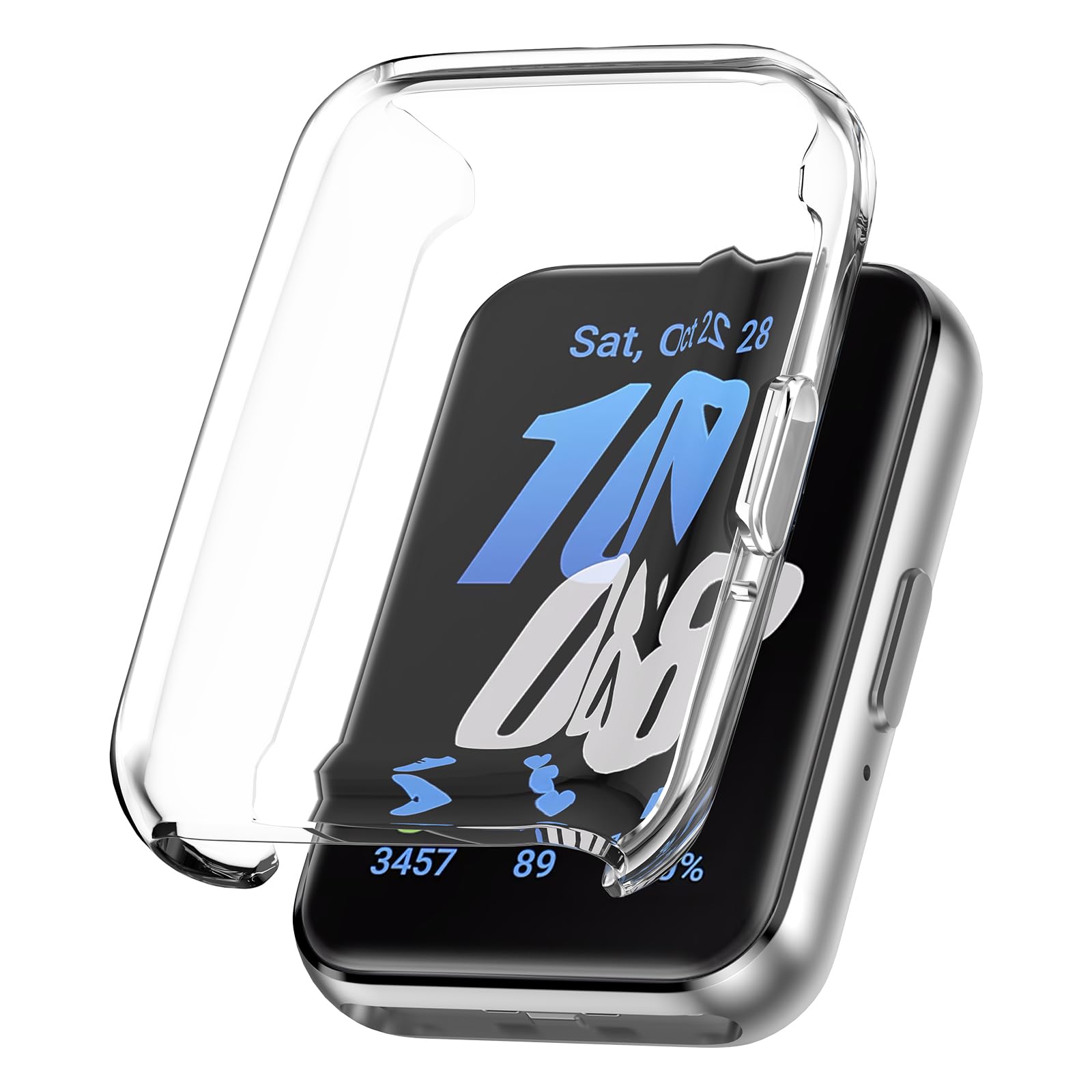 VEMIGON Case Compatible with Samsung Galaxy Fit 3 Screen Protector, Soft TPU Face Cover Scratch Resistant, Full Protective Bumper Ultra-Thin - Black (B0D6S3SJYW) Amazon Price History, Amazon Price Tracker