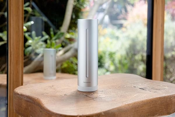 Netatmo Stazione Meteo con Sensore Esterno Wireless con supporto a parete, Termometro, Igrometro, Barometro, Sonometro, Qualità dell'aria, Compatibile con Amazon Alexa, Apple e Google, NWS-AMZ - 4