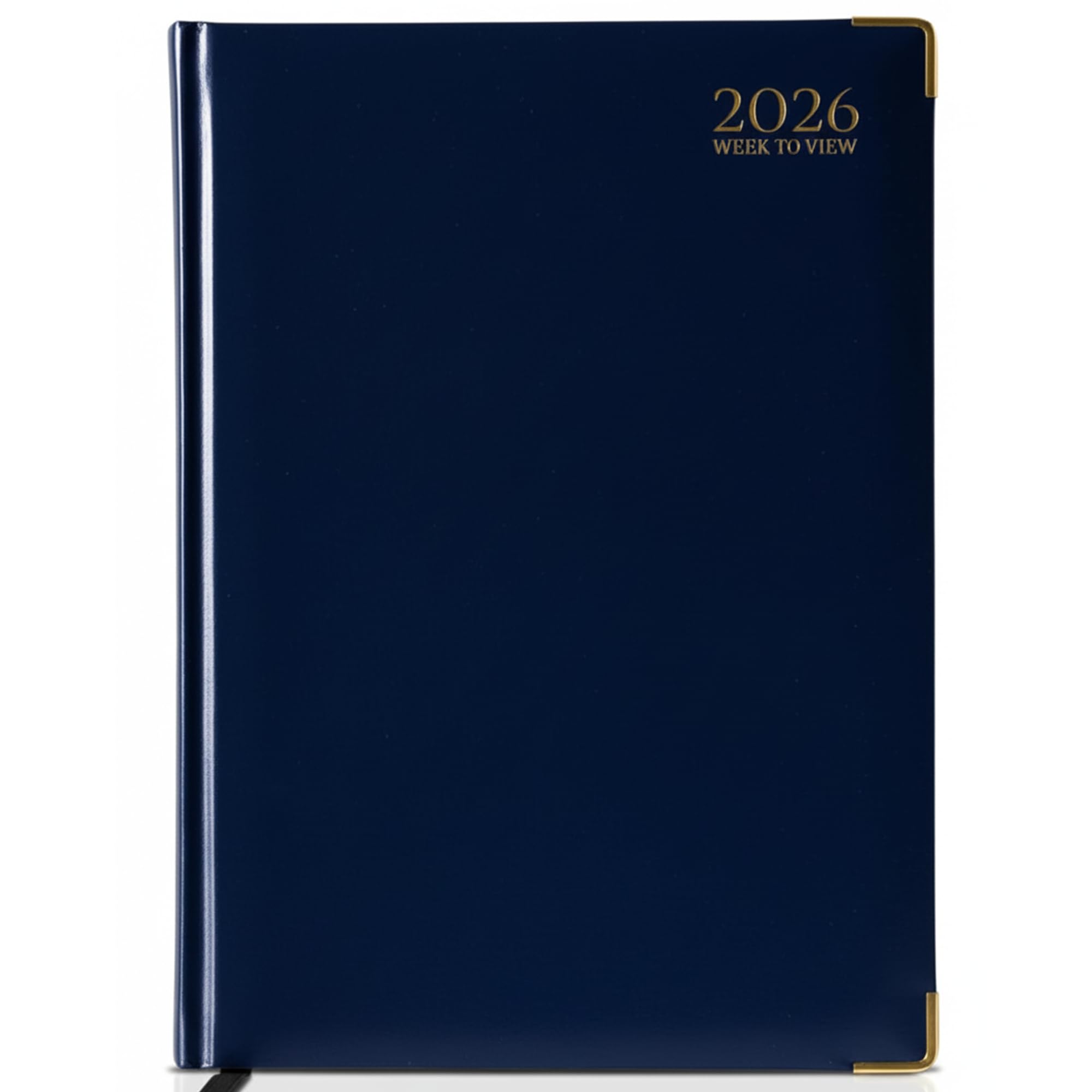 G4GADGET A5 2026 Week to View Blue Diary Gilt Edges Hardback