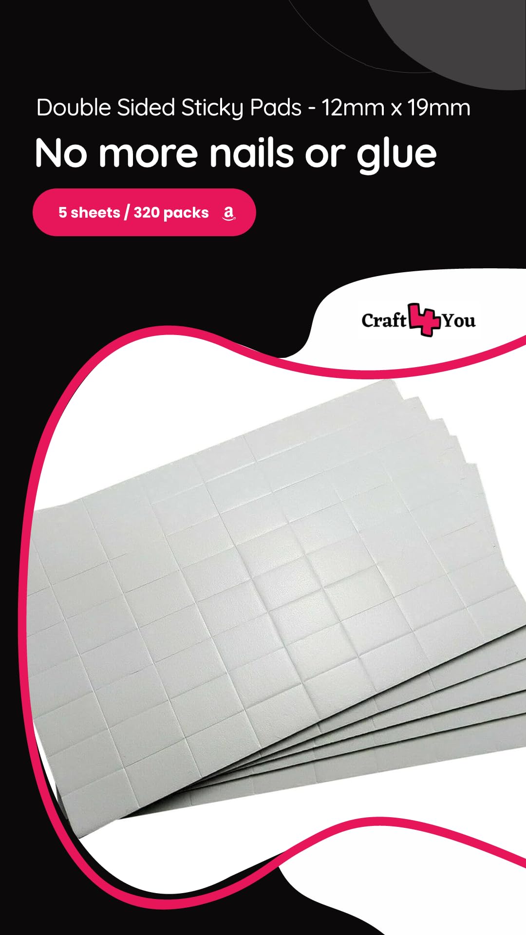 UK Phoenix Coussinets Adhésifs Double Face - Coussinets En Mousse