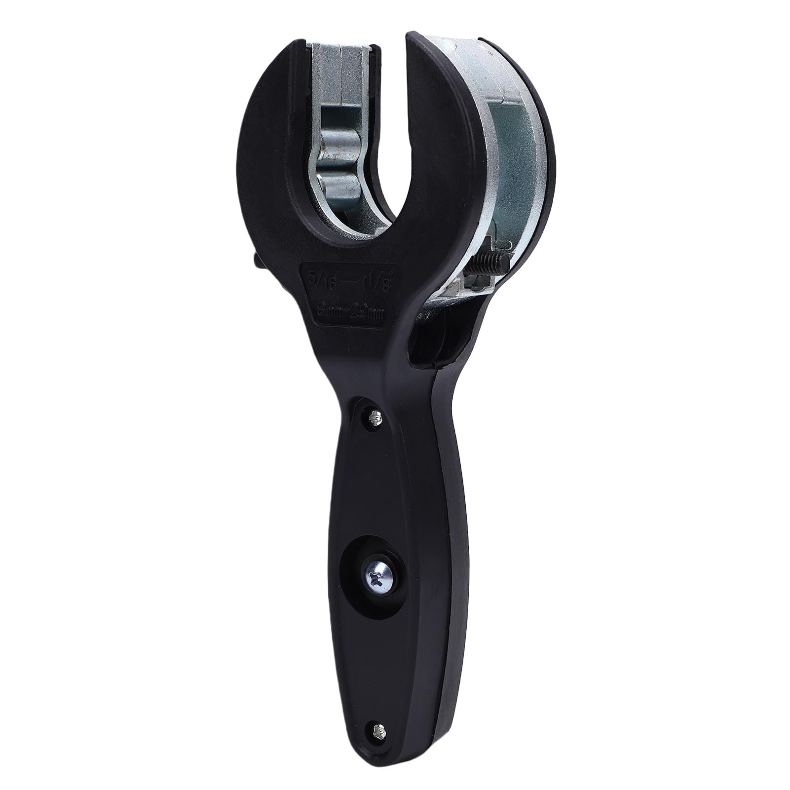 Fabater Ratcheting Pipe Cutter, Adjustable Size 8 to 29mm 0.31 to 1.14in Zinc Alloy Reinforced High Efficiency Tubing Cutter, Metal Pipe Tool with Quick Replacement Bearing System for