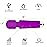 KINGWAND Handheld Personal Mini Massager - Waterproof, USB Rechargeable, 10 Vibration - Perfect on Back Legs Hand Pains and Sports Recovery(Light Purple)