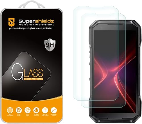 Supershieldz Protector de pantalla de vidrio templado diseñado para Kyocera (DuraForce Pro 3), antiarañazos, sin burbujas