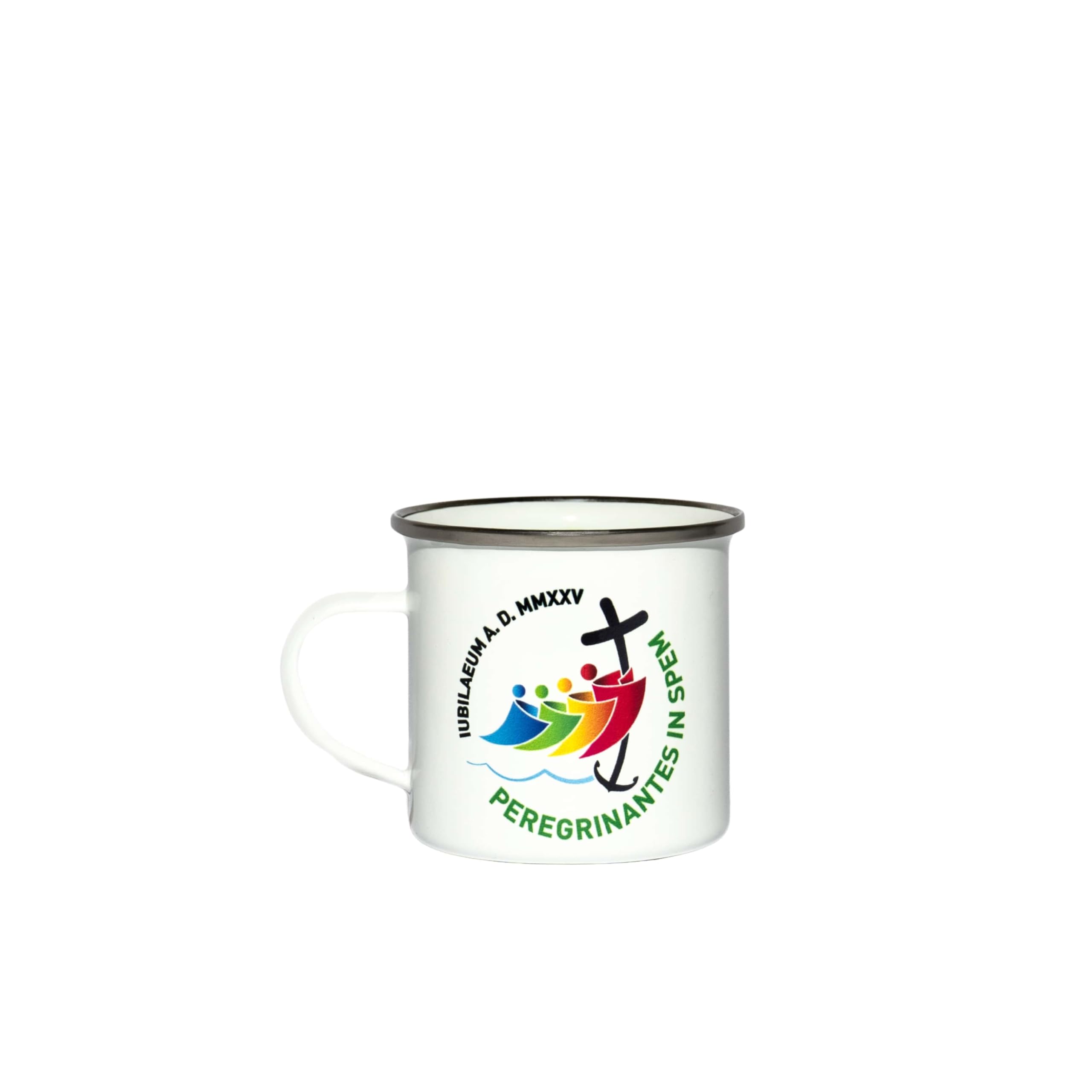 PILGRIM'S BACKPACK Jubilee Logo Metal Pilgrim Mug 350 ml (11,83 Fl Oz) - Official Jubilee Product 2025