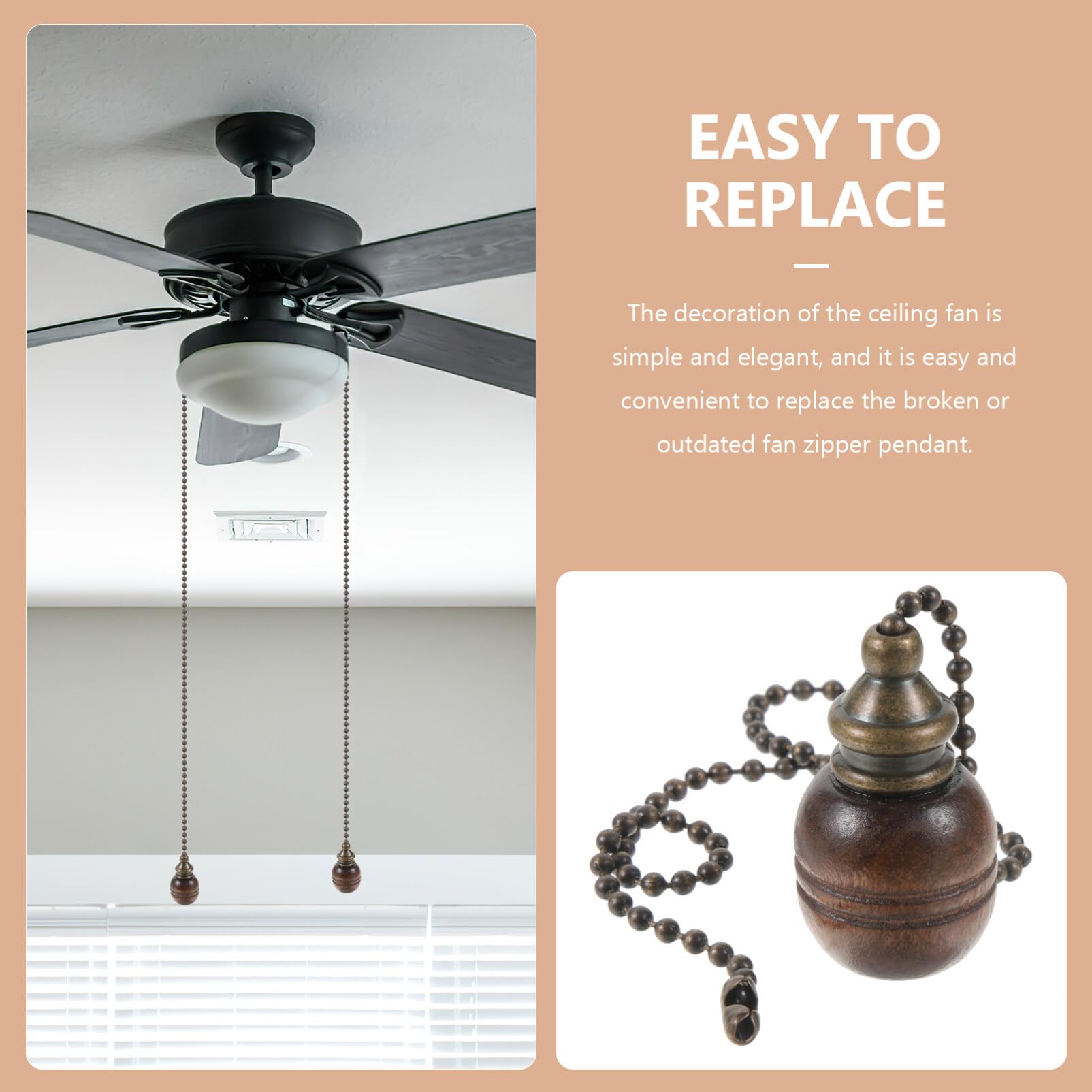 Ceiling Fan Pull Cord Decoration