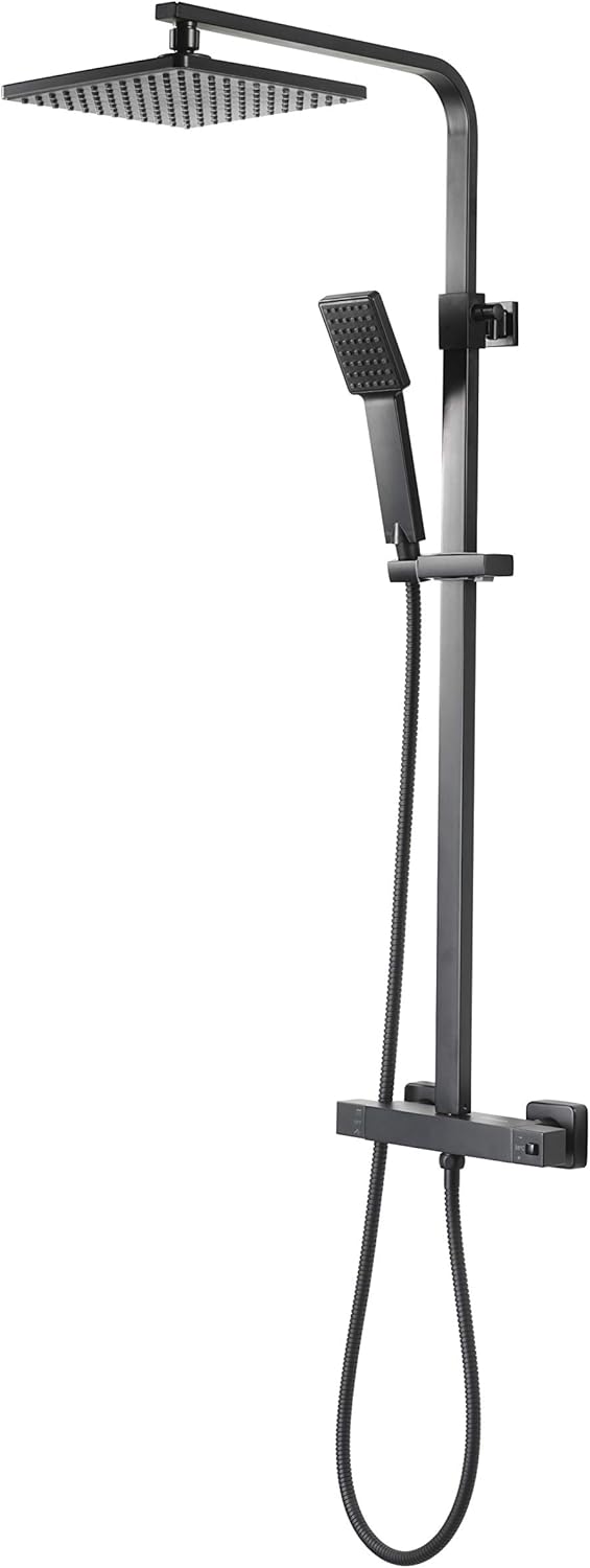 Aqualisa Deco.SQR.SC.MB Deco Mixer Shower, Matt Black Amazon.co.uk