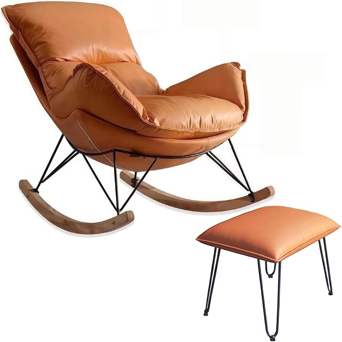 Amazon｜TUIYIDUO ロッキングチェア リラックスチェア 1人掛け 幅68