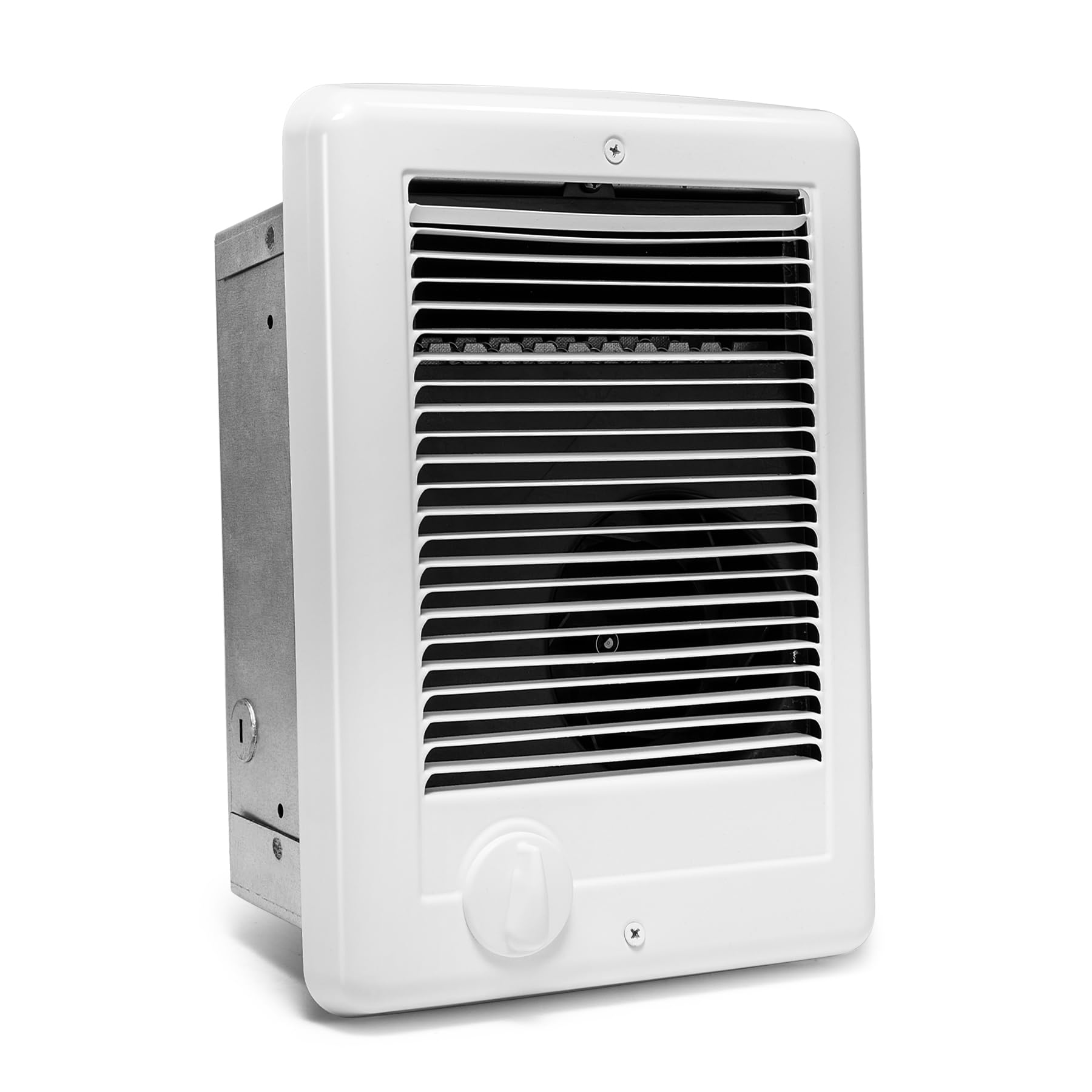 Photo 1 of Electric Wall Heater for Indoor Use Complete Unit with Thermostat, Wall Mounted Heaters for Large Room/Garage(Model: CSC101TW, Part: 67508), 3412 BTU, 120 Volt, 1000 Watt, White