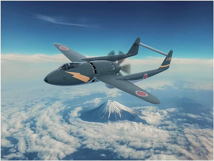 Amazon | ミクロミル 1/72 三菱 J4M 局地戦闘機 閃電 プラモデル MKR72