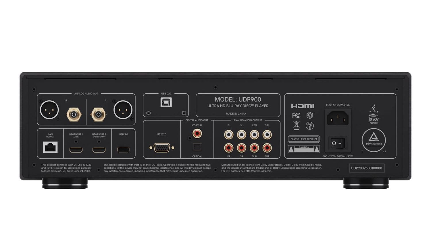 MAGNETAR UDP 900 Ultra HD Blu-ray-Player, Schwarz (Magnetar UDP 900 Multiregion Multi Zones)