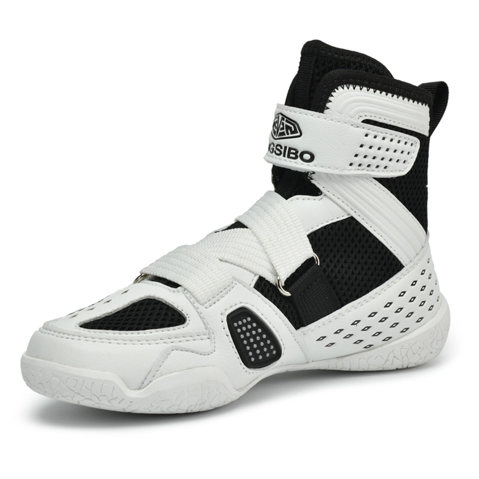 BLBK Chaussures de Boxe pour Enfants Chaussures de Lutte