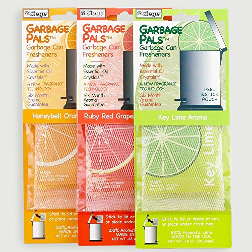 3 Trash Can Fresheners Siege Garbage Pals Long Lasting Home Fresh Scent Aroma