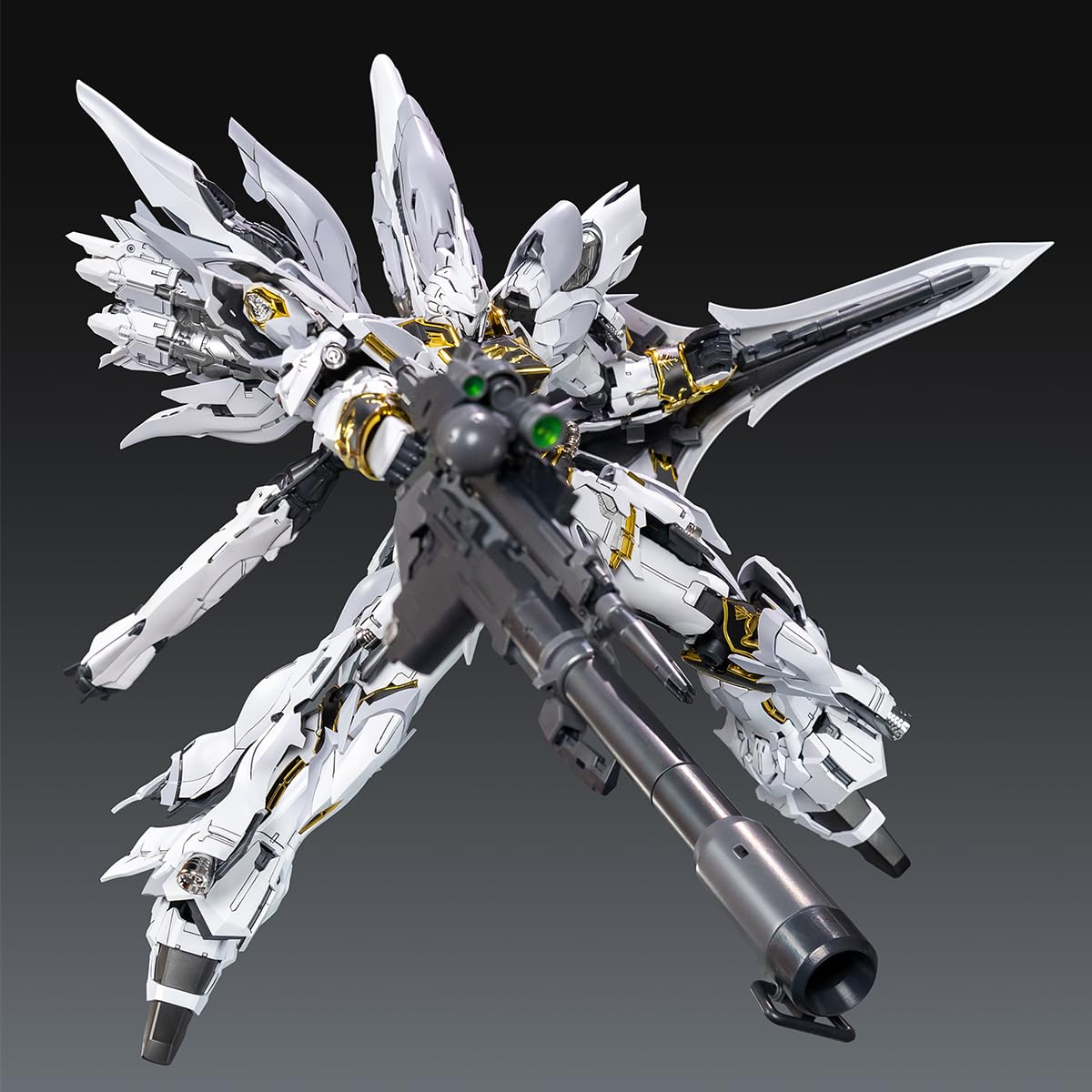 HiPlay Comet Technology Bianco Triple Speed Sinanju Telaio Completo Kit Modellismo Scala 1/100
