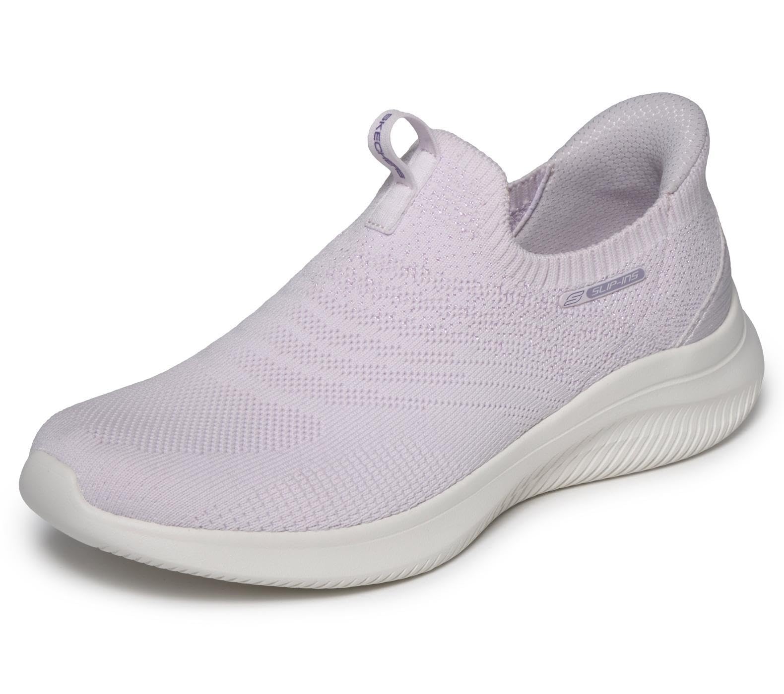 Skechers Women's Ultra Flex 4.0 Pure Dream Slip-in Trainers, Lavender, 7.5 UK