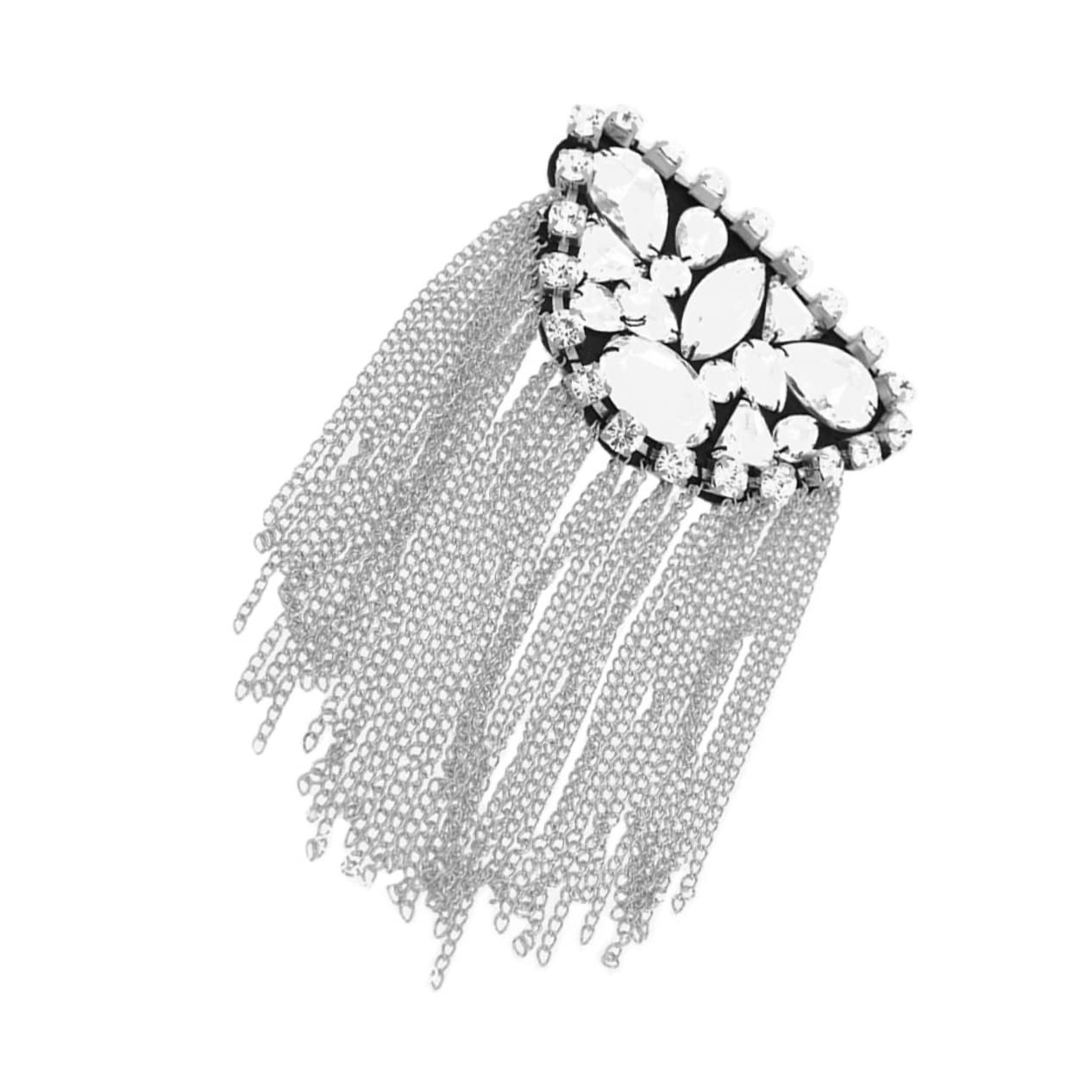 SHERCHPRY 3pezzi Spilla Metallo Con Strass e Frange Accessorio Per Abbigliamento Spilla Creativa Per Spalline Per Occasioni Speciali e Festività