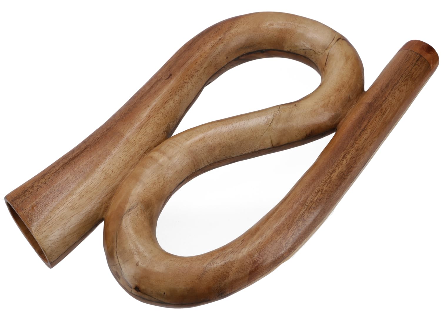 Guru-Shop Didgeridoo Redondo (madera) - Modelo 6, Marrón, 50x30x6 cm, Instrumentos Musicales