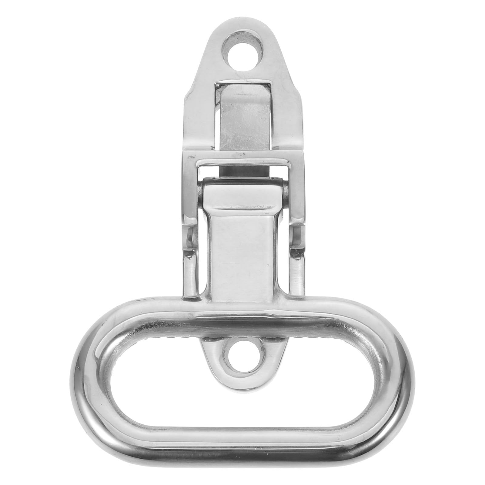 GALPADA Escalón Plegable de Acero Inoxidable Resistente y Antideslizante para Autocaravanas y Vehículos Recreativos Diseño Plegable Que Ahorra Espacio y Asa de Seguridad
