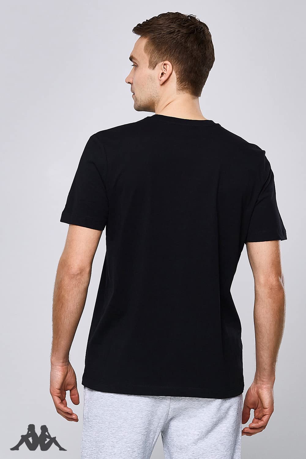 Kappa VOLLAR Lot de 3 t-Shirts pour Homme – T-Shirt de Sport à col Rond – Ensemble de t-Shirts Basiques pour Homme – Haut pour Le Sport et Les Loisirs – Coupe Droite