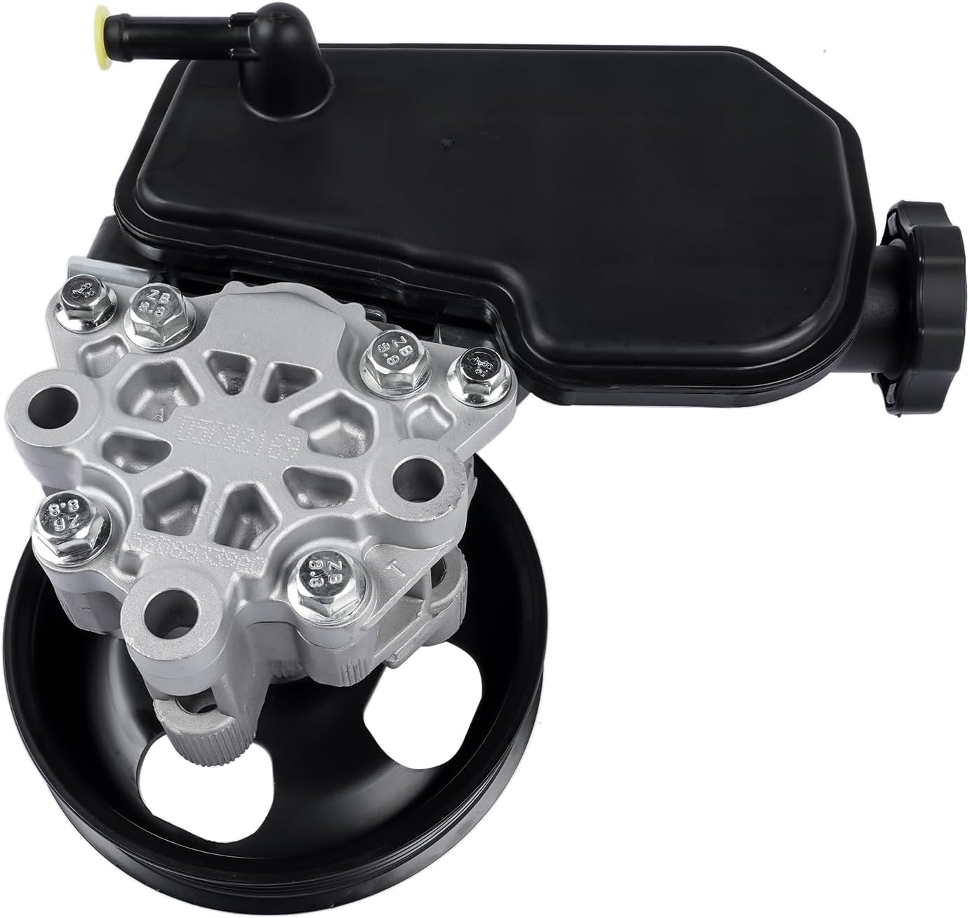 20-2205 52089339AD Power Steering Pump w/Pulley & Reservoir Replacement for Jeep Grand Cherokee Commander 3.7L 4.7L 2008 2009 2010