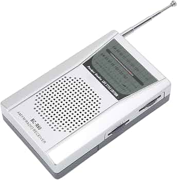 Radio Portátil AM/FM/NOAA - Pequeña Y Ligera Para Viajes