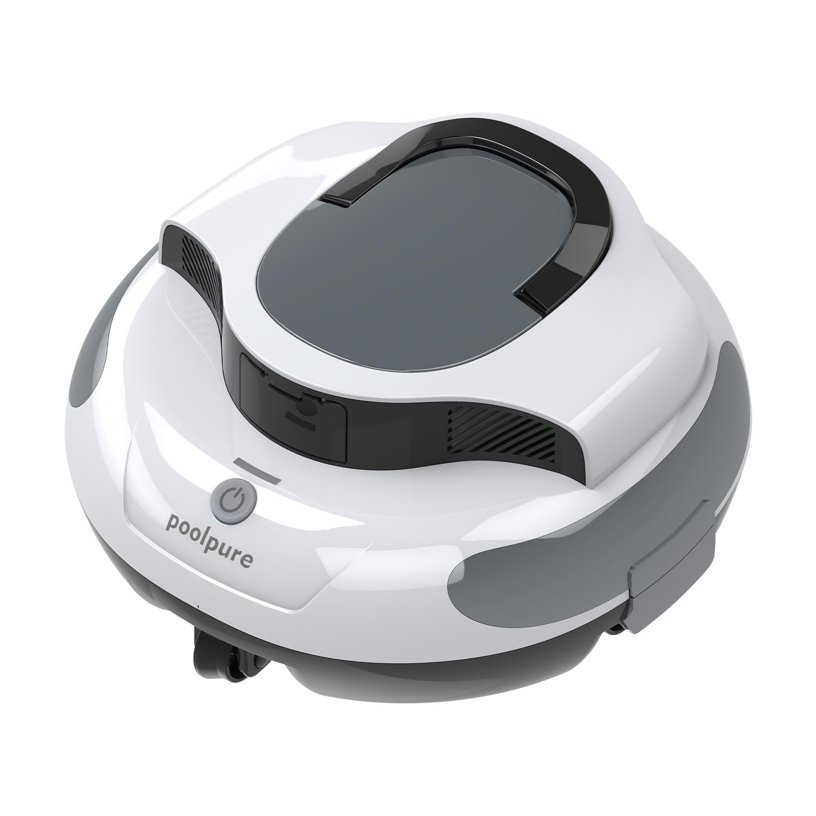 Photo 1 of Cordless Robotic Pool Cleaner with Dual 30W Motors, 5000mAh Battery, 120 Minutes Runtime, Automatic Cleaning, Waterproof (White)