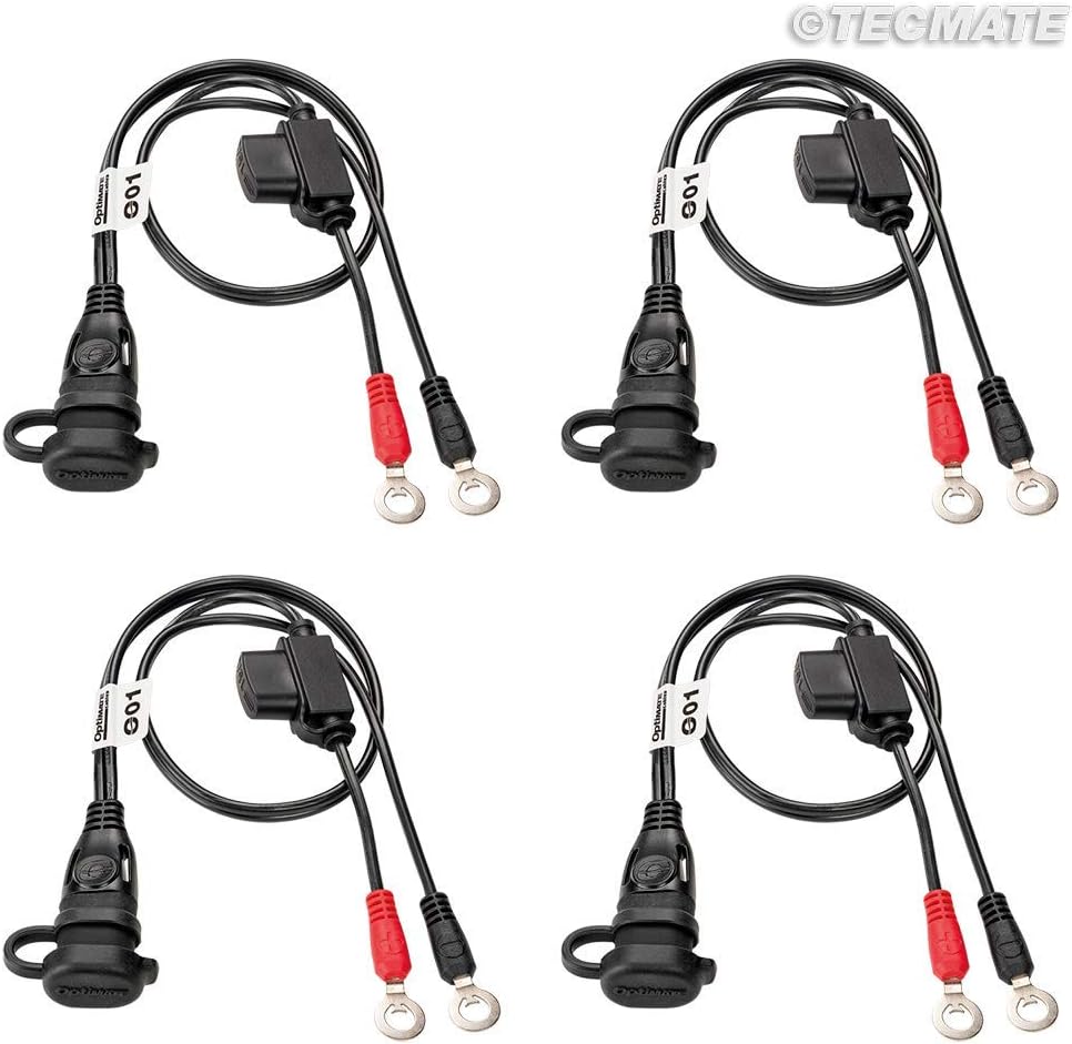OptiMate Cable O-01x4, ring terminal harness, powersport