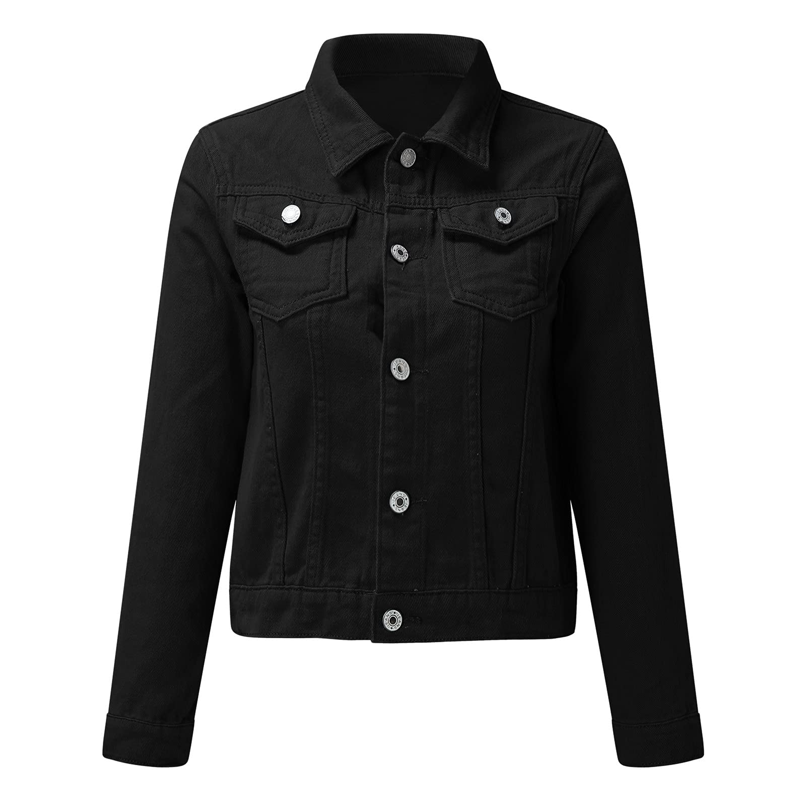 Veste en jean élégante pour femme - Blanche - Boléro noir - Taille 50 - Pour mariage - Veste d'été légère - Stretch - Courte - Blanche - Pour femme - Printemps été