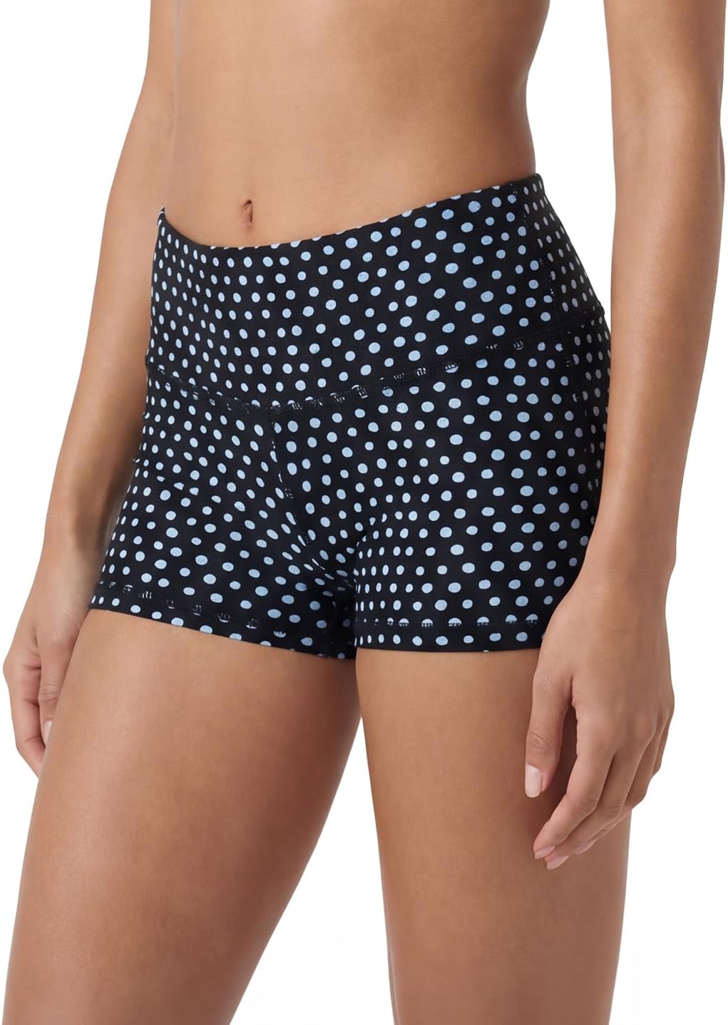 Sporti Women's High Waisted Swim Shorts, 2.25"/ 4.5"/ 8" Inseam Swimming Boyshort, UPF 50 Women's Board Shorts, Tummy Control
