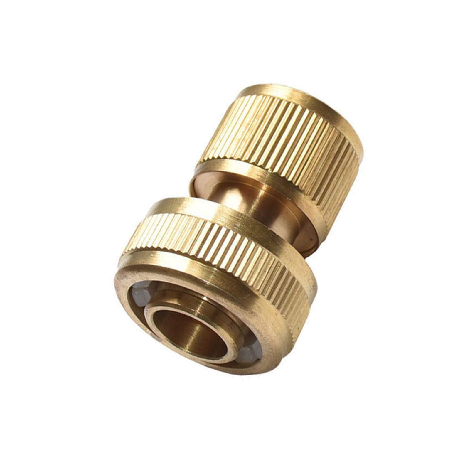 Conectores para mangueras de jardín Brass 3/4 manguera Connector Quick Garden Tap Garden Garden Irrigation 25mm Conector de manguera Adaptador de cobre 6pcs