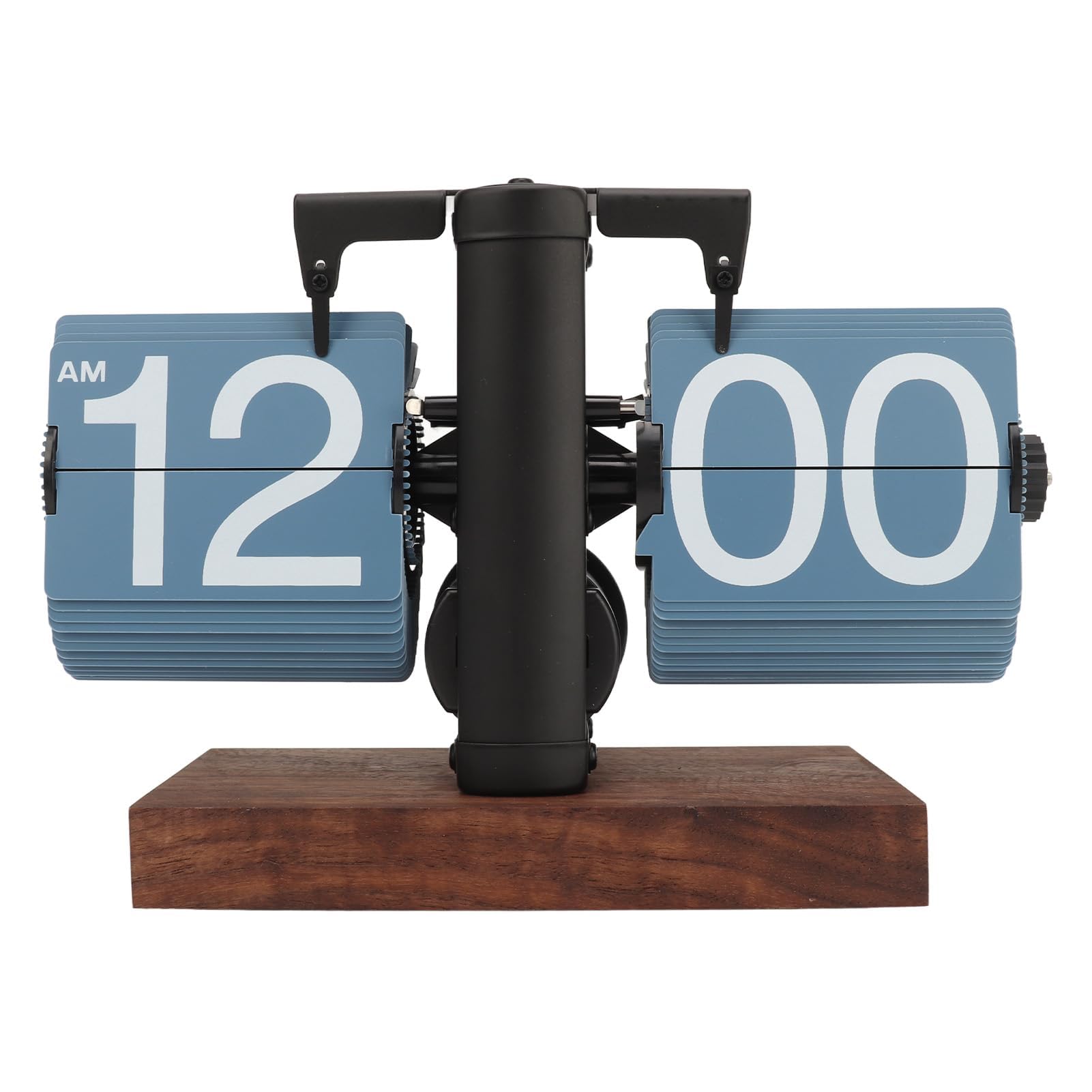 Cyrank Horloge Numérique Mécanique Rétro Rabattable Moderne avec Engrenage Interne, Horloge Numérique Rétro Rabattable, Silencieuse Et Précise, Horloge De Bureau Mécanique pour Table De Nuit(Noir Cyrank Horloge Numérique Mécanique Rétro Rabattable Moderne avec Engrenage Interne, Horloge Numérique Rétro Rabattable, Silencieuse Et Précise, Horloge De Bureau Mécanique pour Table De Nuit(Noir