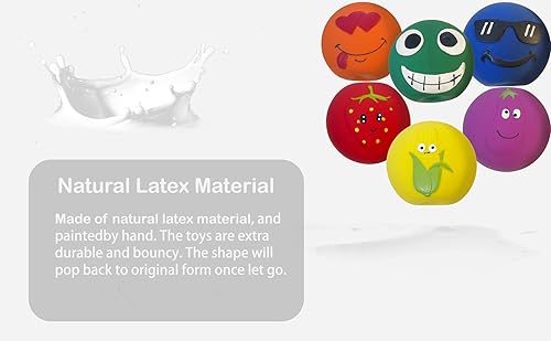 Miniatura 9 de Jalousie Juguetes chirriantes de látex pequeños de 2.4 pulgadas para perros, juguetes chirriantes de goma suave para cachorros, juguete chirriante,