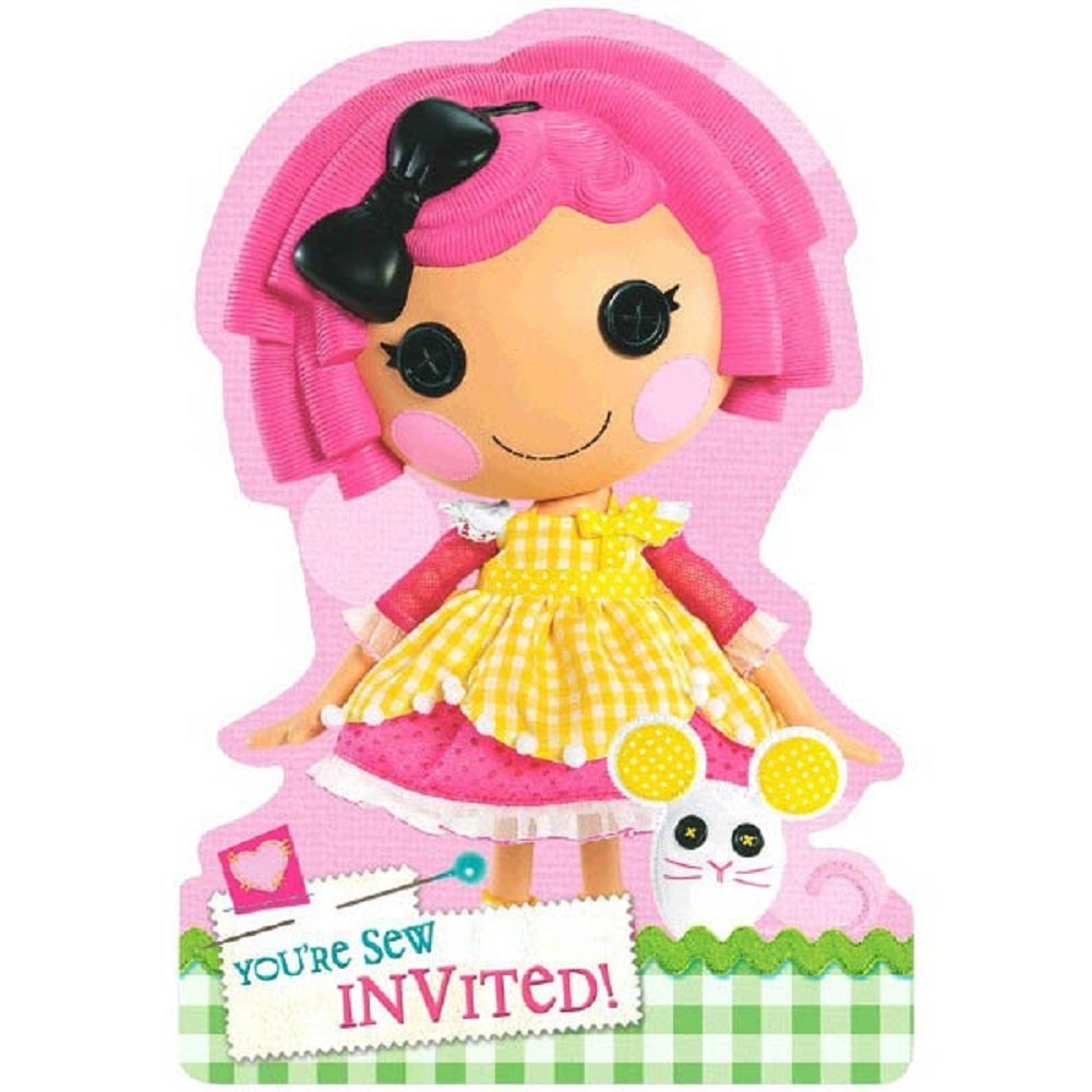 Folded Die Cut Invitations | Lalaloopsy Collection | Party Accessory