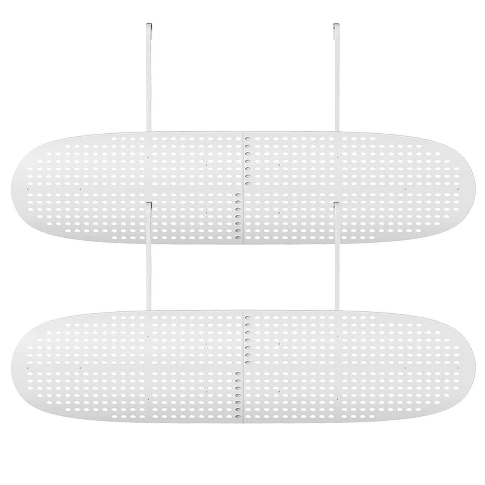 YGER JZGB 2 Air Conditioning Vent Deflector, Heat Register Deflector, Adjustable Panel, Anti-Direct Blowing, PP Material, for Wall Mounted AC