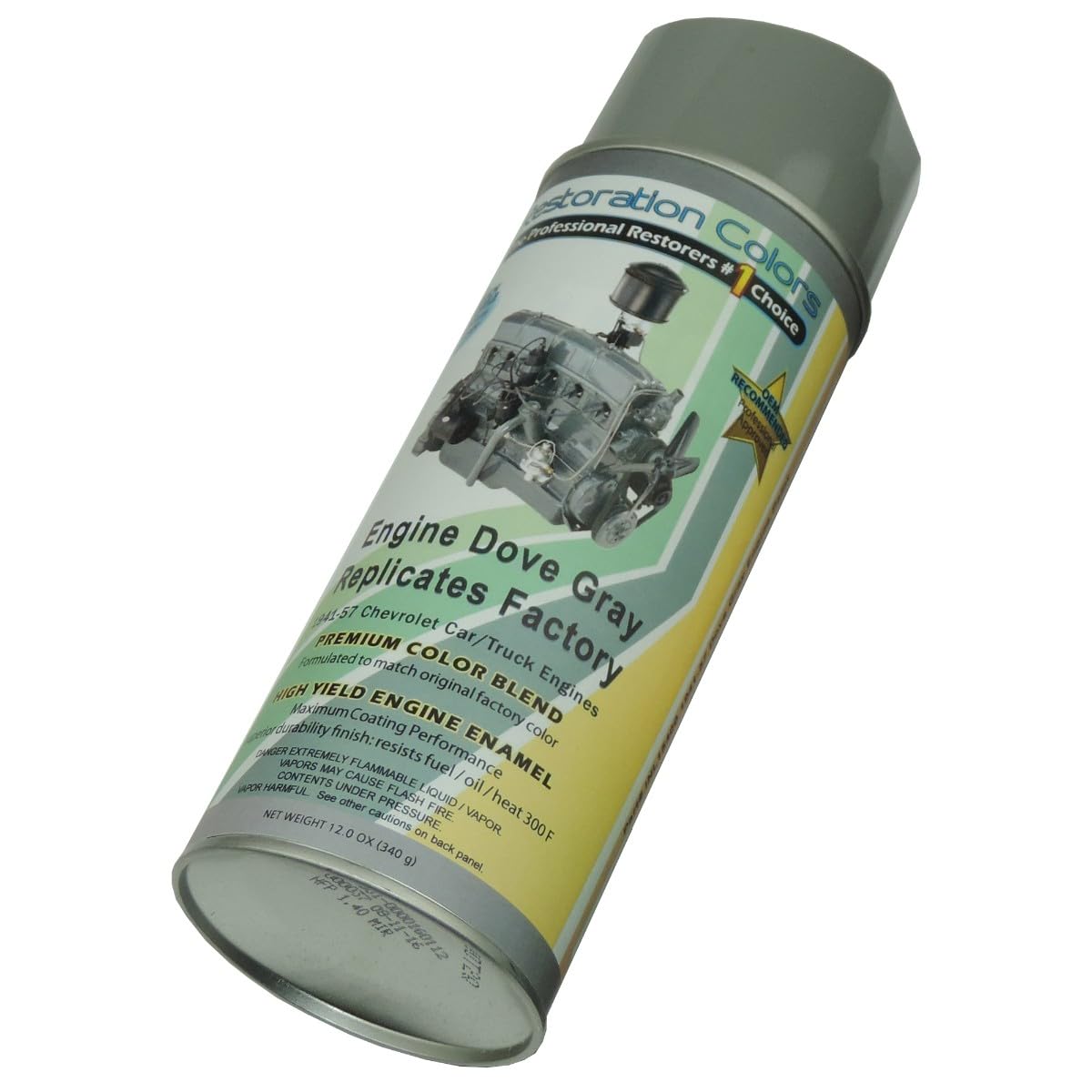 Inline Tube Replacement for 1941-57 Chevrolet Car & Truck Dove Gray Engine Spray Paint 1pc