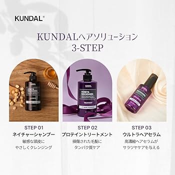 Amazon | 【KUNDAL/クンダル】トリートメント 500ml(ボトル) #ピンク