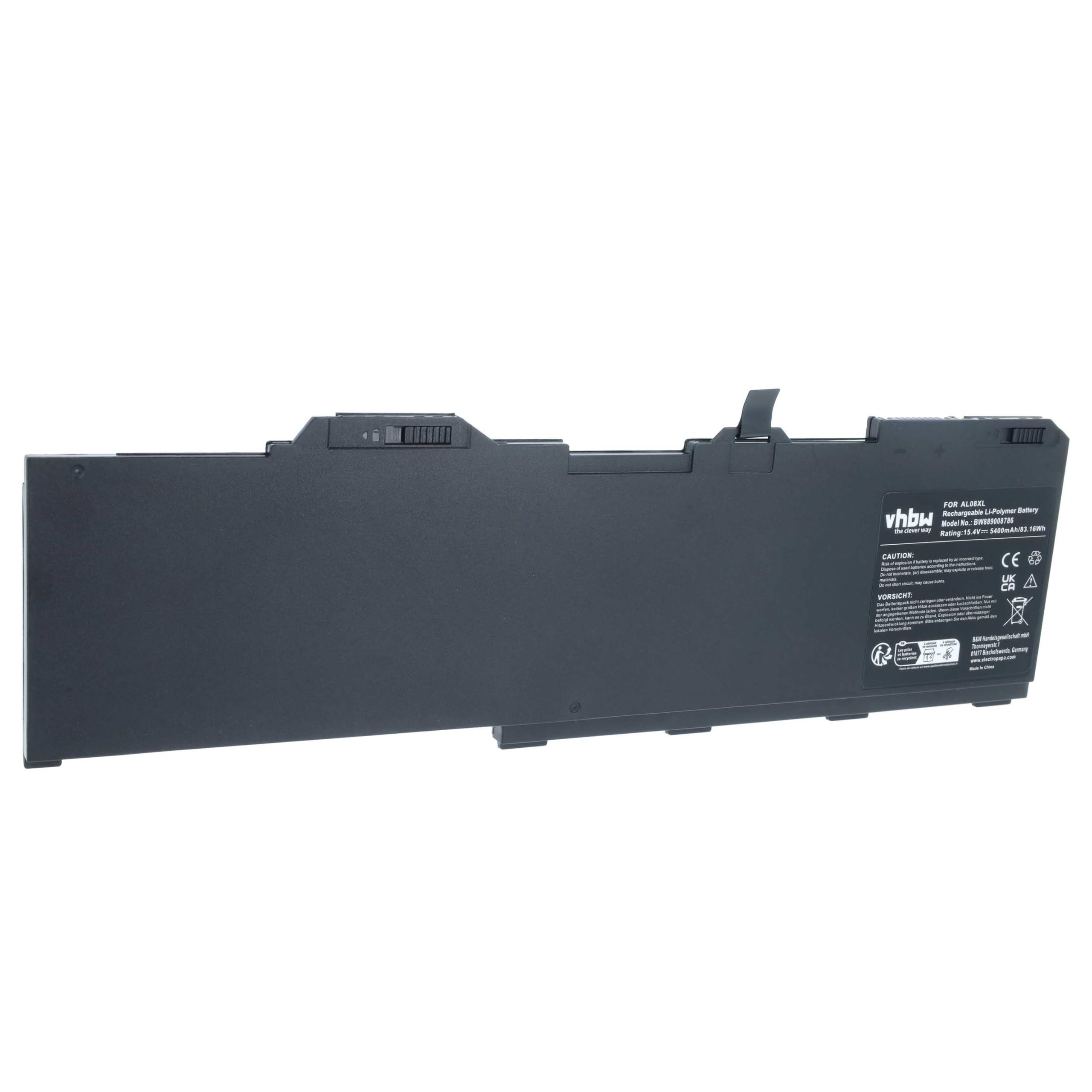 vhbw Batería Compatible con HP ZBook Fury 17 G8 50C83PA, Fury 17 G8 50C80PA